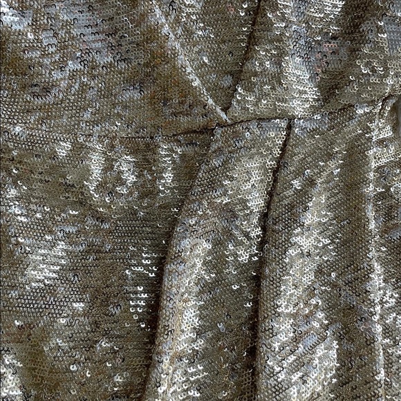 Rachel Zoe gold sequin dress - Picture 5 of 6